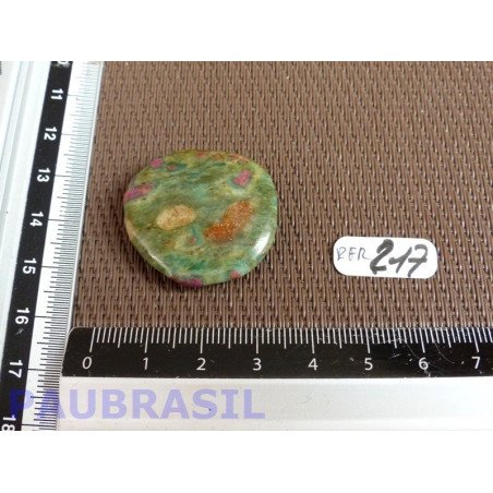 Rubis sur Fuchsite en mini pierre plate 9gr Q Extra