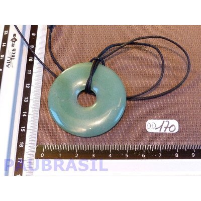 Pi donut pendentif en Aventurine de 5cm