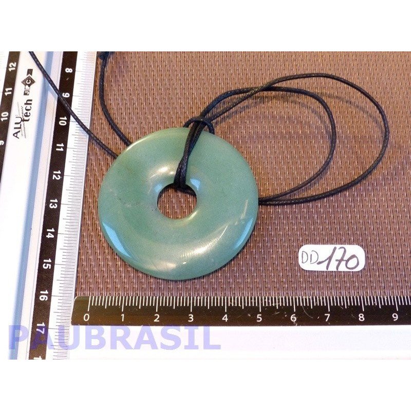 Pi donut pendentif en Aventurine de 5cm