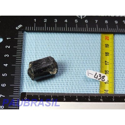 Tourmaline Noire Schorl en Pierre Brute Biterminée 13g