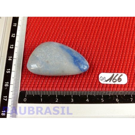 Quartz Bleu - Aventurine Bleue en Pierre brute une face polie 224g