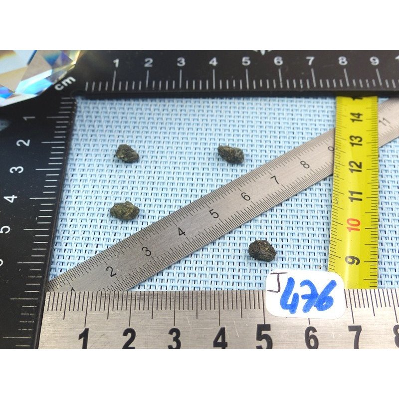 Alexandrite Lot de 4 Pierres Brutes 1gr30 | Minéraux Paubrasil