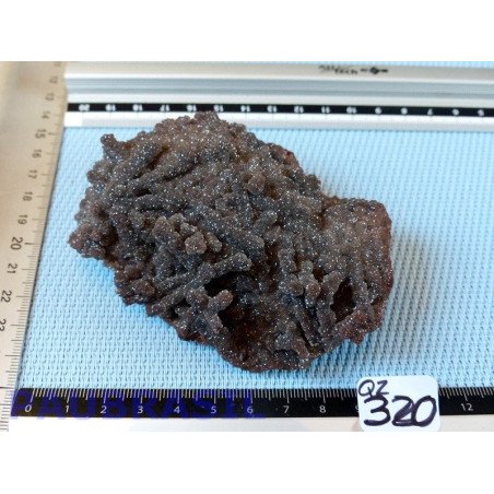 Quartz sur limonite Potosi Mexique 302g très rare