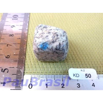 Jaspe K2 en pierre roulée de 23g qualité moyenne