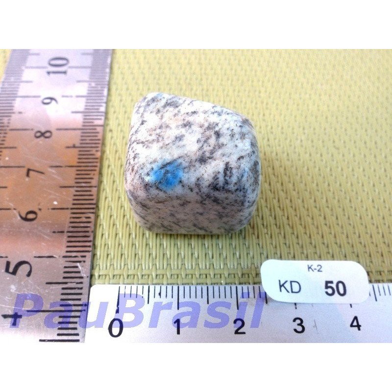 Jaspe K2 en pierre roulée de 23g qualité moyenne