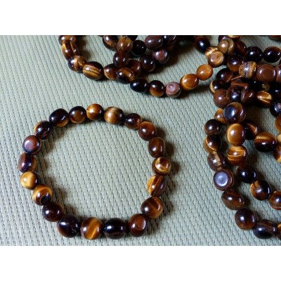 Bracelet Jaspe Leopard en pierres roulées