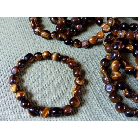 Bracelet Jaspe Leopard en pierres roulées