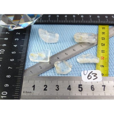Petalite Lot de 5 Pierres Semi Roulées 13g | Minéraux Paubrasil
