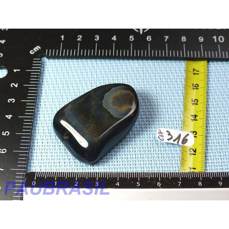 Oeil de Faucon en pierre roulée de 34gr