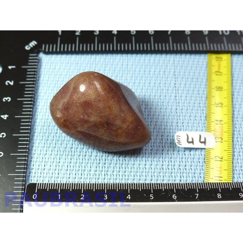 Aventurine Rouge - Quartz Fraise en galet roulé de 56g