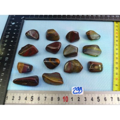 Oeil de Fer Pierre Roulée à l unité de 12 à 16 gr | Minéraux Paubrasil