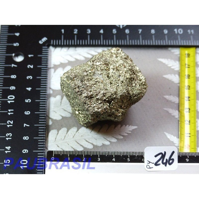 Pyrite du Pérou en pierre brute 306gr