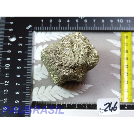 Pyrite du Pérou en pierre brute 306gr