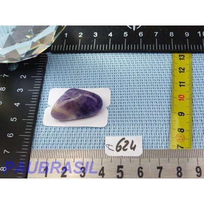 Améthyste à chevrons Afrique du Sud Pierre Roulée Q Extra 11g