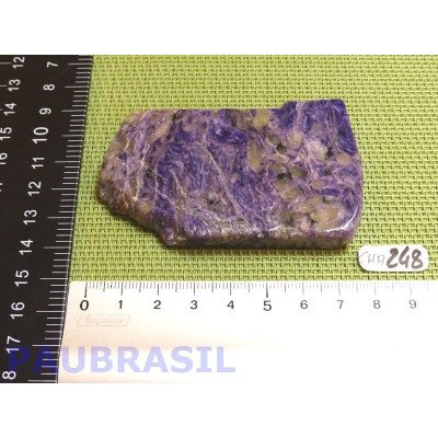 Charoite de Russie en Plaque polie 62g Q EXTRA