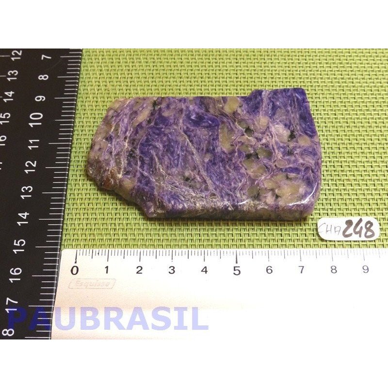 Charoite de Russie en Plaque polie 62g Q EXTRA
