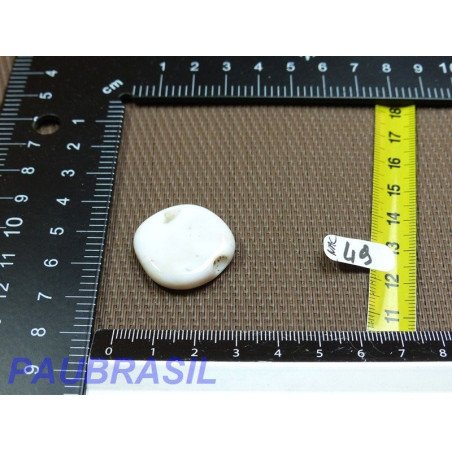 Nacre blanche en Mini Pierre Plate 7g