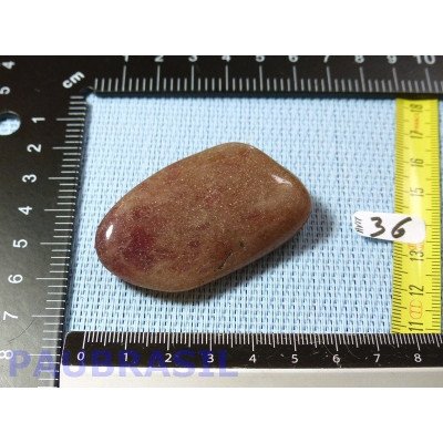 Aventurine Rouge - Quartz Fraise en galet roulé de 37g