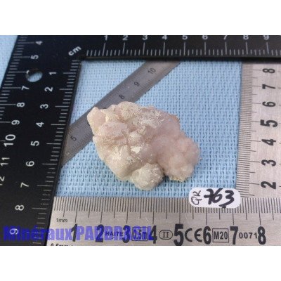 Quartz Rose druse Moyen Atlas Maroc Q Extra 32g Rare
