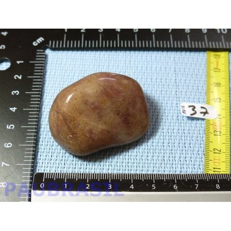 Aventurine Rouge - Quartz Fraise en galet roulé de 52g