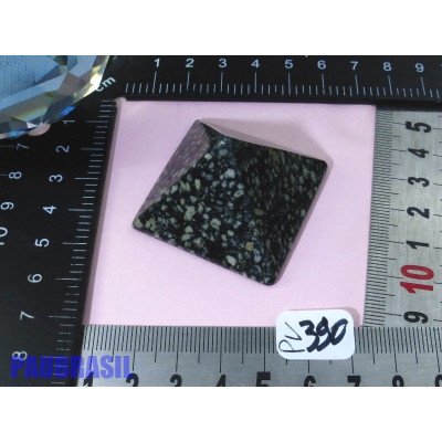 Pyramide en Porphyre Vert Antique Porphyre Imperial 42mm base 50gr50