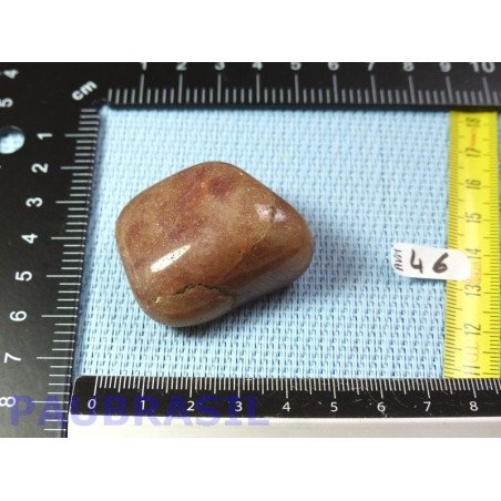 Aventurine Rouge - Quartz Fraise en galet roulé de 48g