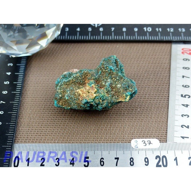 Dioptase en pierre brute Congo 93g