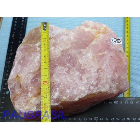 Quartz Rose en pierre brute 5523gr
