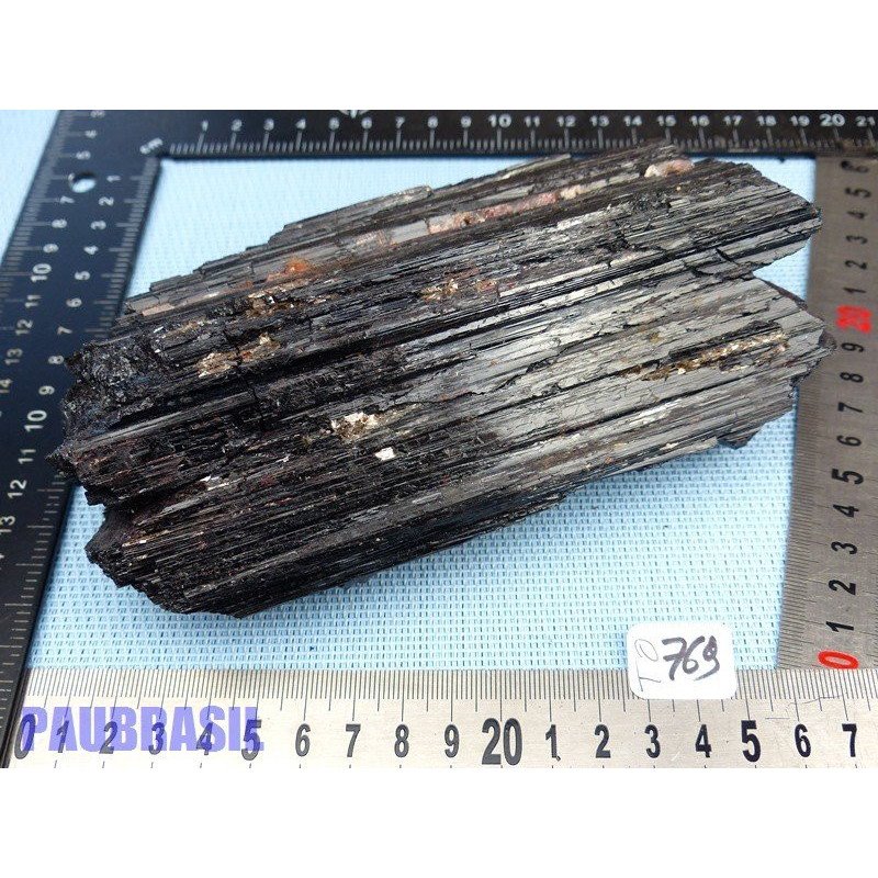Tourmaline Noire Fibreuse Pierre Brute Bresil 1532g Q Extra