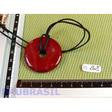 Pi Donut pendentif en Jaspe Mokaïte de 4cm