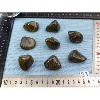 Piemontite - Dragon Stone Pierre Roulée à l unité de 35 à 40 | Minéraux Paubrasil