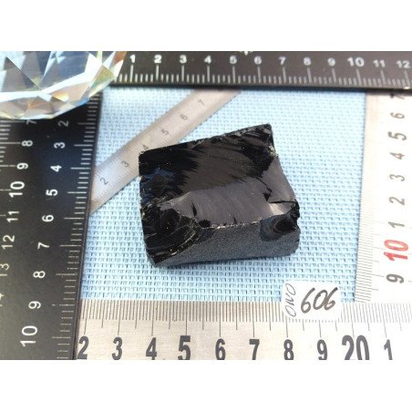 Obsidienne noire en Pierre Brute de 79gr50