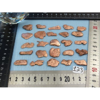 Cuivre Nuggets à l unité de 20 à 25 mm | Minéraux Paubrasil