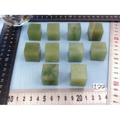 Aventurine Bresil Cube poli à l unité de 20 à 25 mm | Minéraux Paubrasil