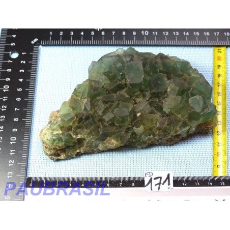 Fluorite vert bouteille Namibie Q Extra 700g pièce SUPERBE