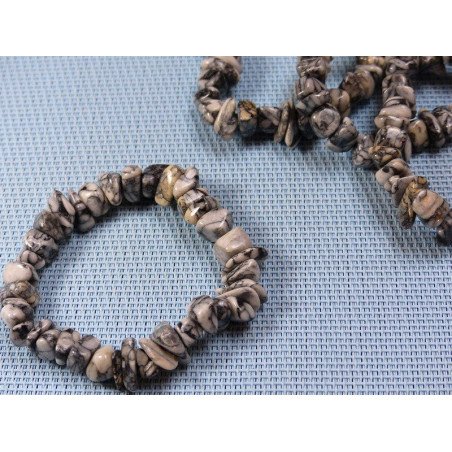 Bracelet baroque XL en Fluorite ou fluorine multicolore