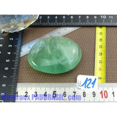 Fluorine Fluorite Verte de Madagascar Pierre Polie 204g