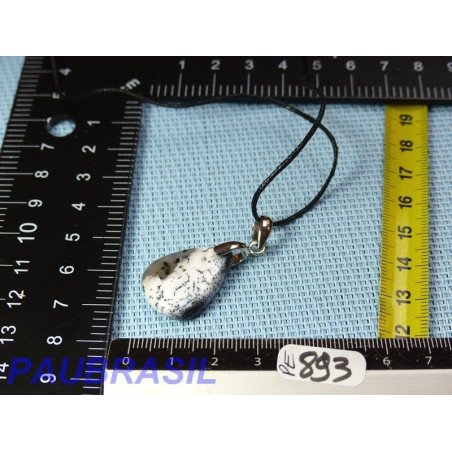 Pendentif Opale à Dendrites Cabochon Q Extra 4gr monture argent 925