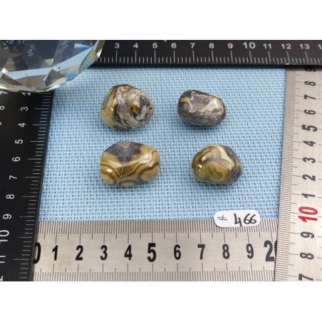 Sphalerite - Schalenblende Lot de 4 Pierres Semi Roulées 88g | Minéraux Paubrasil