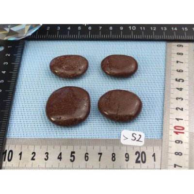 Margarita - Oolite Lot de 4 Pierres Plates 66g | Minéraux Paubrasil