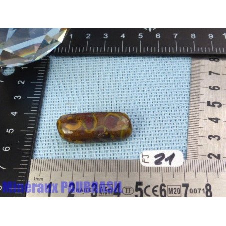 Fruit Jasper - Azubalite - Ajooba Jasper en Pierre Roulee Q Extra Extr