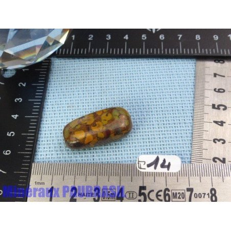 Fruit Jasper - Azubalite - Ajooba Jasper en Pierre Roulee Q Extra Extr