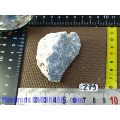 Angelite Anhydrite bleue en pierre brute de 88g