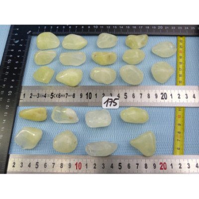 Quartz Soufre Pierre Roulée à l unité de 17 à 21 gr | Minéraux Paubrasil