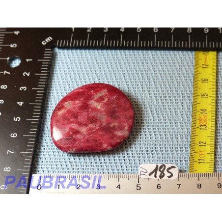 Thulite - Zoïsite rouge en pierre plate de 33g