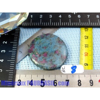 Rubis Cyanite - Rubis Disthene en Pierre Plate Fine 20g Q Extra