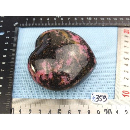 Coeur en Rhodonite 411gr