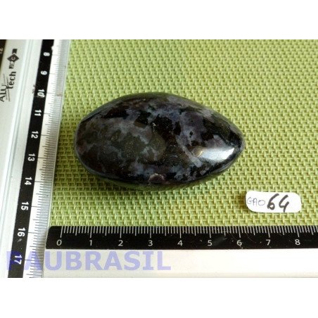 Gabbro Merlinite en galet poli de 87gr Q Extra
