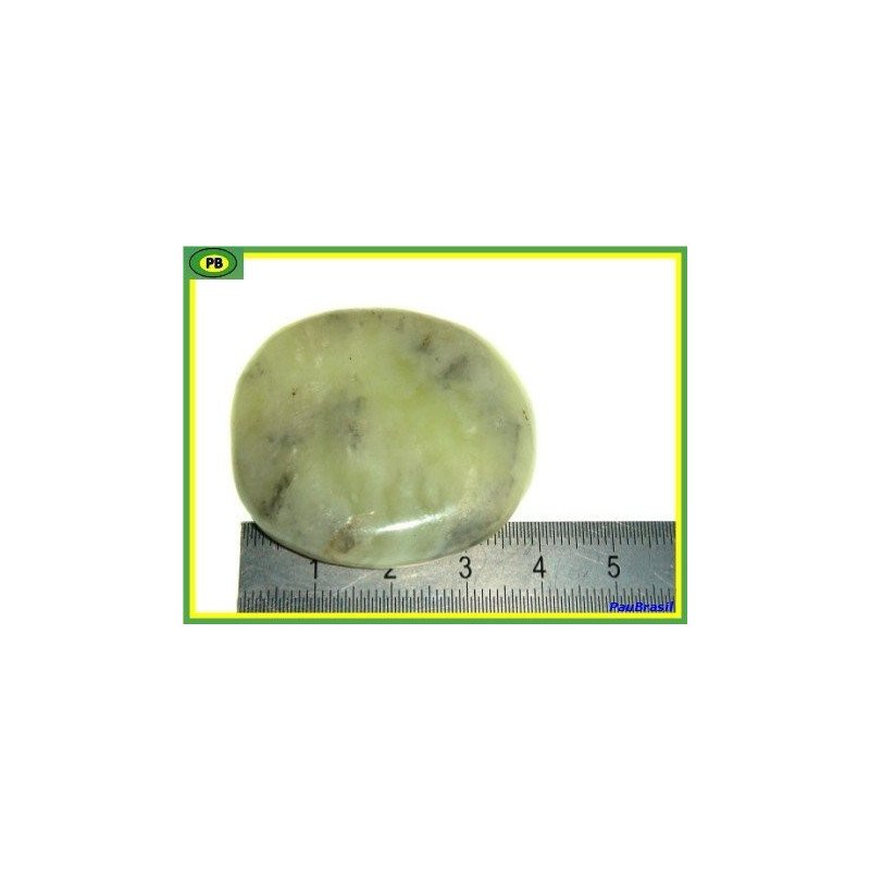 Bowenite dite new jade pierre plate de 25g