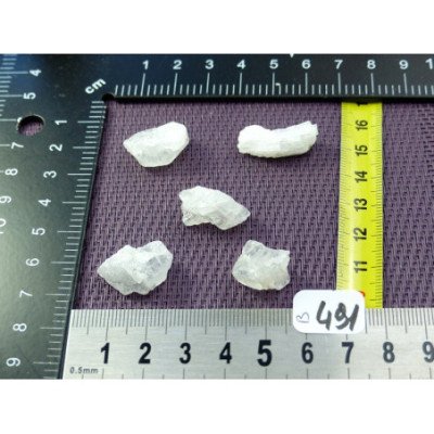 Petalite Lot de 5 Pierres Brutes 11g | Minéraux Paubrasil
